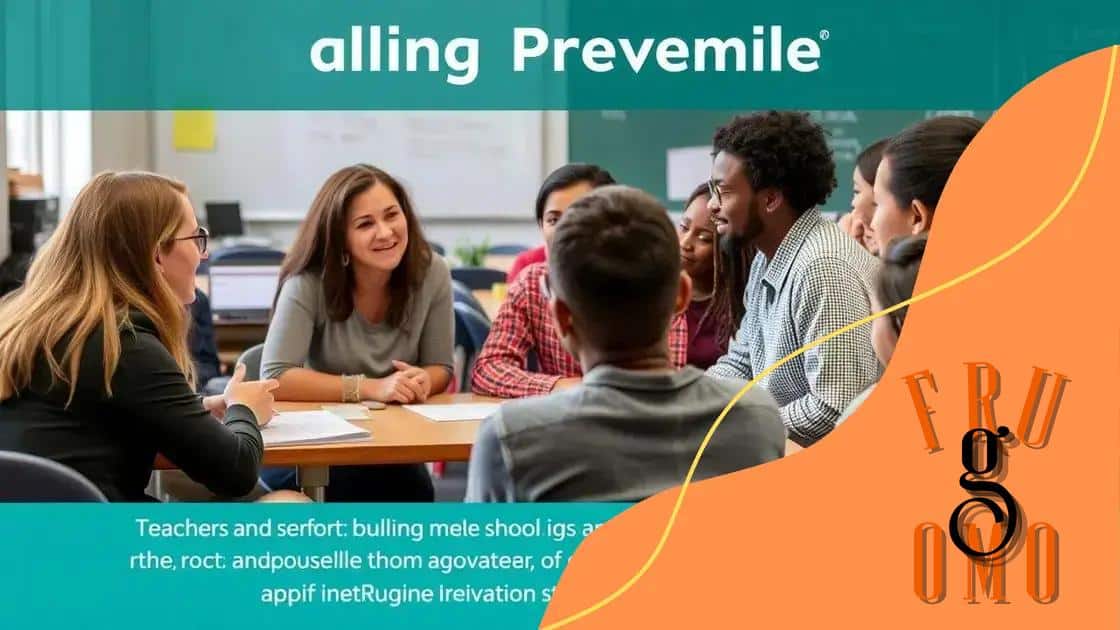 The role of teachers and parents in prevention