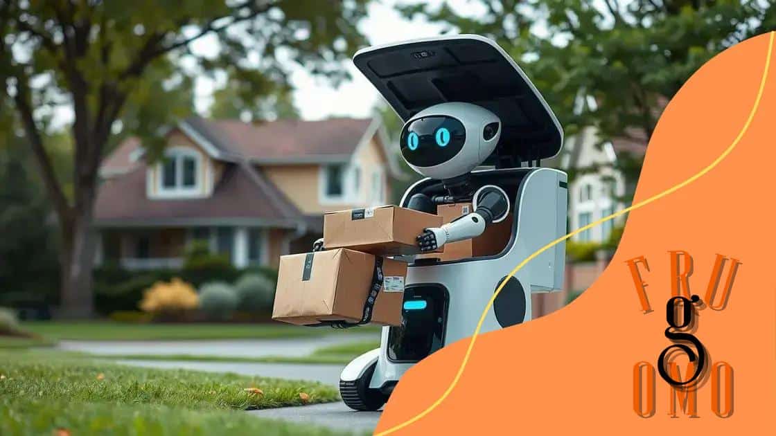 Benefits of using delivery robots