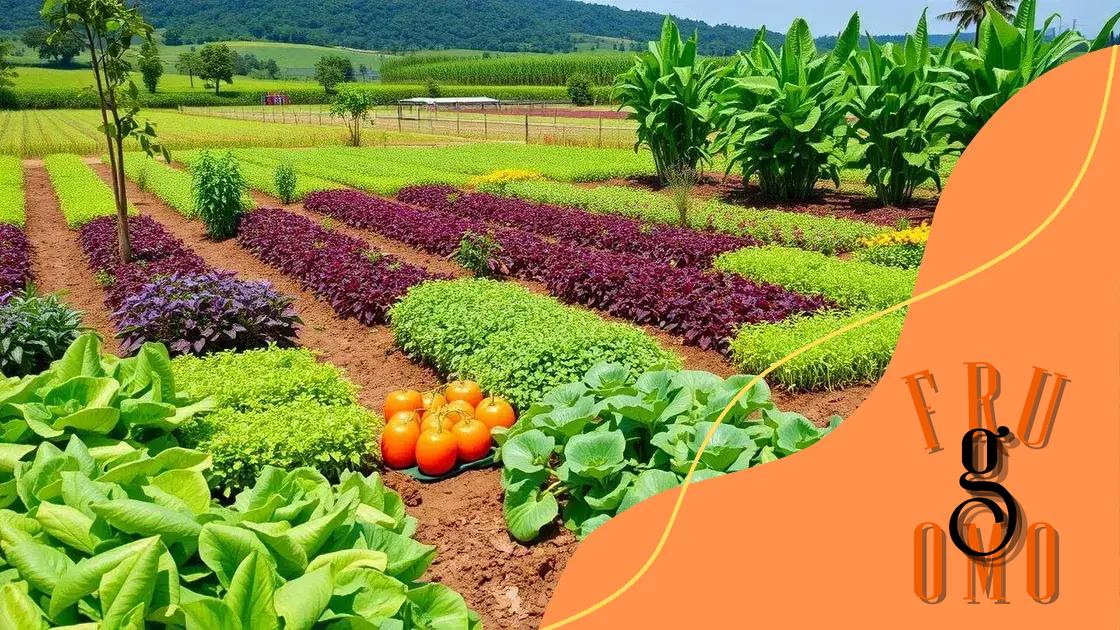 Sustainability trends in agriculture