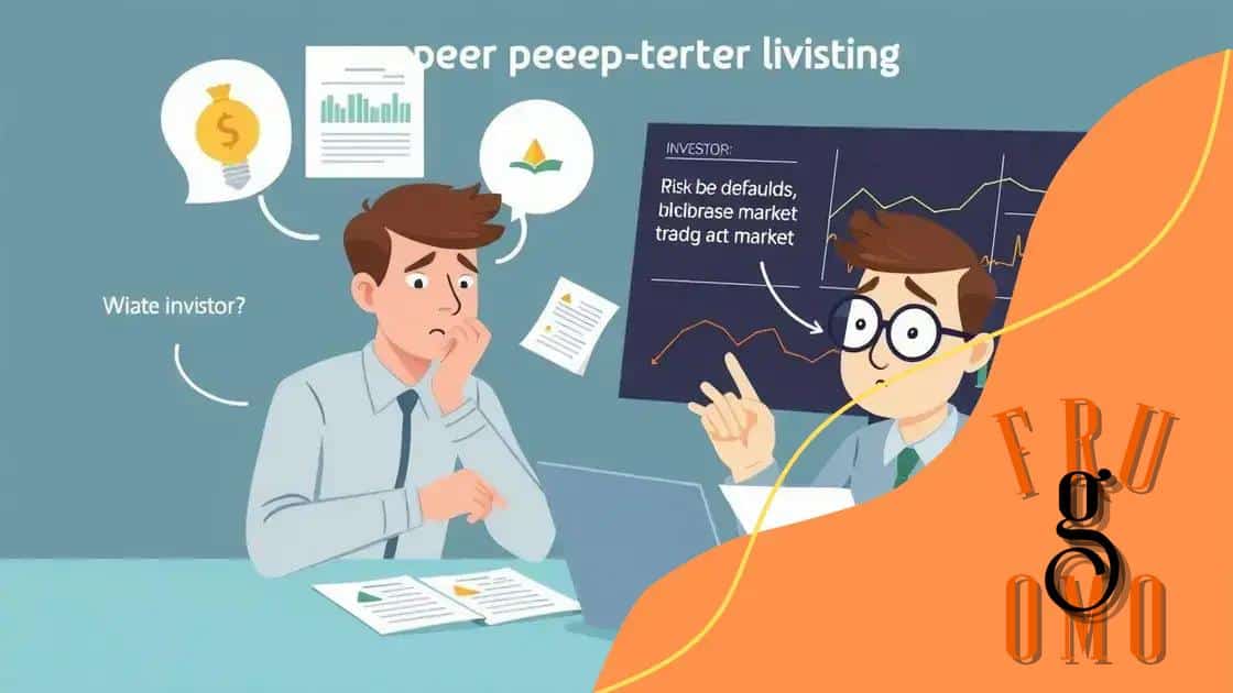 Risks involved in peer-to-peer lending