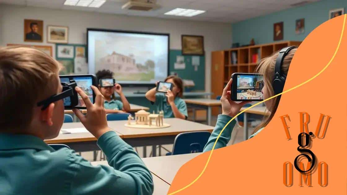 Real-world applications of AR in classrooms