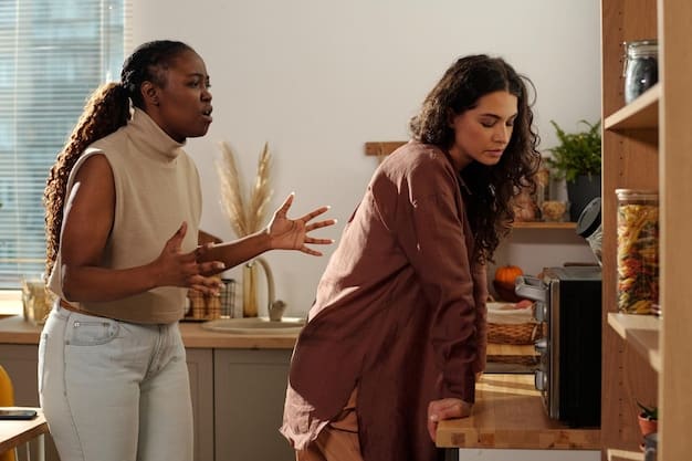 Two friends having an intense argument in a living room. One friend is pointing their finger accusingly, while the other looks defensive and upset. The scene is emotionally charged.