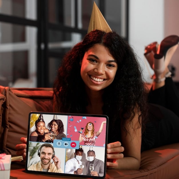 A person using an influencer marketing platform on their laptop, with various influencer profiles and campaign performance analytics displayed on the screen, in a brightly lit, modern office environment.