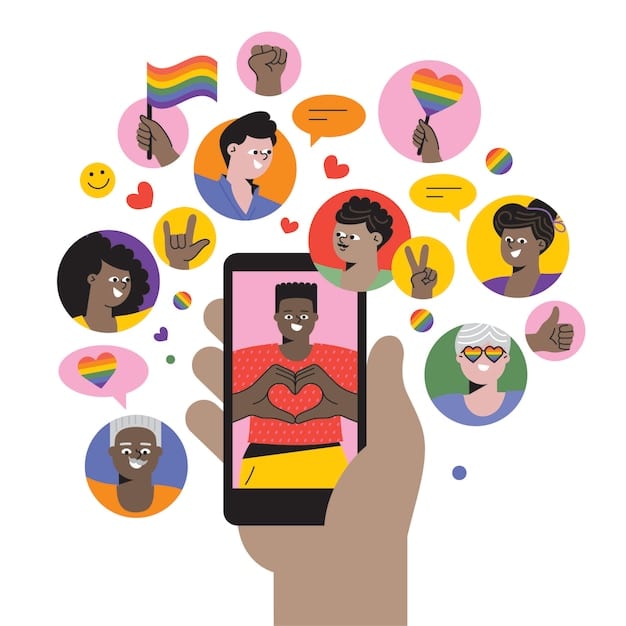 A person holding a smartphone, with diverse, multi-cultural emojis and flags floating around the screen, representing the global reach and the importance of cultural sensitivity in digital communication.
