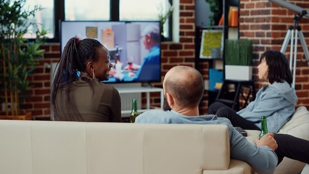 A diverse team collaborating using multiple communication tools, including a whiteboard with diagrams, a video call screen, and team members taking notes on laptops.