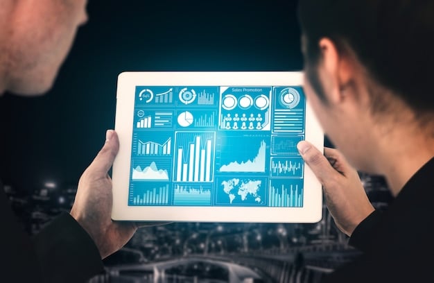 A digital interface showing analytics dashboards with charts and graphs, representing communication metrics, with a focus on accessibility features and diverse data points.